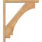 Ekena Millwork Imperial Block Smooth Bracket w/ Offset Brace, Western Red Cedar, 3 1/2"W x 24"D x 28"H BKT0402X24X28IMP05SWR - alternate 4